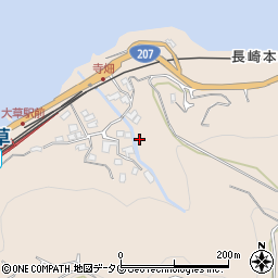 長崎県諫早市多良見町元釜271周辺の地図