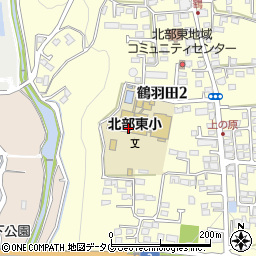 熊本市立北部東小学校周辺の地図
