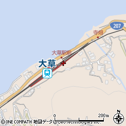 大草駅周辺の地図