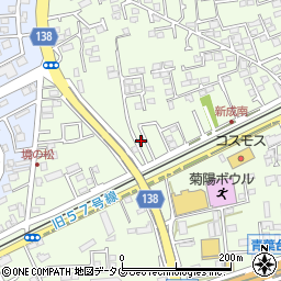 熊本県菊池郡菊陽町津久礼3053-9周辺の地図