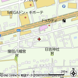 熊本県菊池郡菊陽町津久礼2680-7周辺の地図