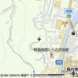 長崎県長崎市西海町1574周辺の地図
