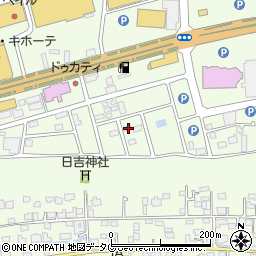 熊本県菊池郡菊陽町津久礼2683-1周辺の地図