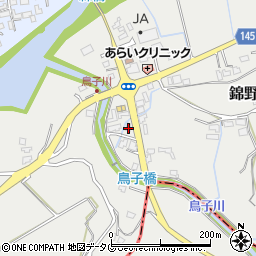 熊本県菊池郡大津町錦野425周辺の地図