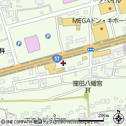 熊本県菊池郡菊陽町津久礼2521周辺の地図