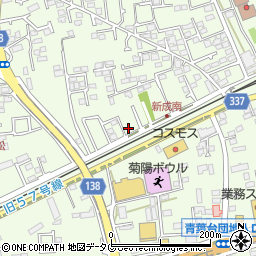 熊本県菊池郡菊陽町津久礼3053-21周辺の地図