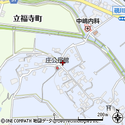 熊本県熊本市北区硯川町1252周辺の地図