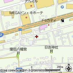 熊本県菊池郡菊陽町津久礼2680-1周辺の地図