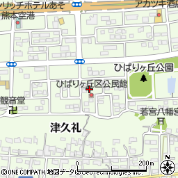 熊本県菊池郡菊陽町津久礼146周辺の地図