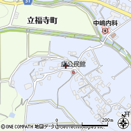 熊本県熊本市北区硯川町1306周辺の地図