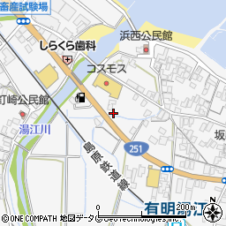 長崎県島原市有明町湯江甲133周辺の地図