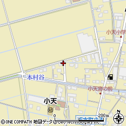 熊本県玉名市天水町小天周辺の地図