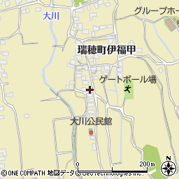 長崎県雲仙市瑞穂町伊福甲290周辺の地図