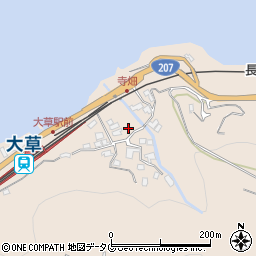 長崎県諫早市多良見町元釜208周辺の地図
