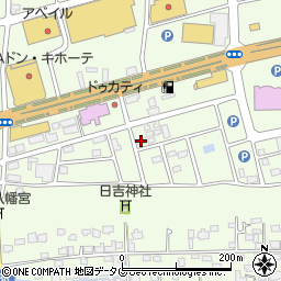 熊本県菊池郡菊陽町津久礼2685-16周辺の地図