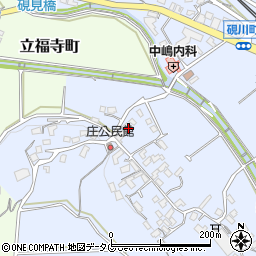 熊本県熊本市北区硯川町1250-2周辺の地図