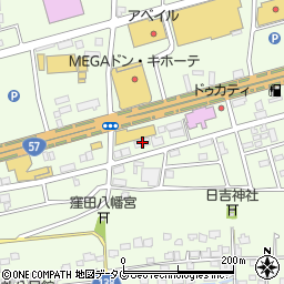 熊本県菊池郡菊陽町津久礼2528-13周辺の地図