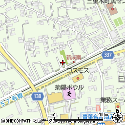 熊本県菊池郡菊陽町津久礼3069-13周辺の地図