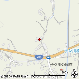 長崎県西彼杵郡時津町子々川郷929周辺の地図
