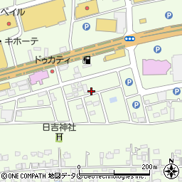 熊本県菊池郡菊陽町津久礼2685-13周辺の地図