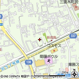 熊本県菊池郡菊陽町津久礼3069-6周辺の地図