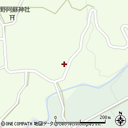 熊本県阿蘇郡南阿蘇村長野654周辺の地図