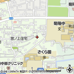 熊本県菊池郡菊陽町津久礼394周辺の地図