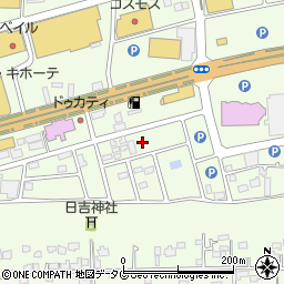 熊本県菊池郡菊陽町津久礼2685周辺の地図
