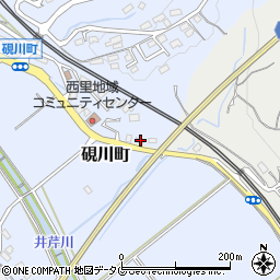 熊本県熊本市北区硯川町894-1周辺の地図