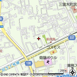 熊本県菊池郡菊陽町津久礼3069-8周辺の地図