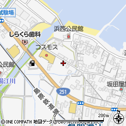 長崎県島原市有明町湯江甲129周辺の地図