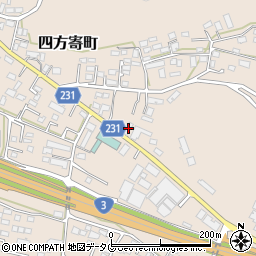 熊本日日新聞販売店　熊本北販売センター周辺の地図