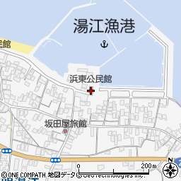 浜東公民館周辺の地図