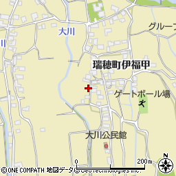 長崎県雲仙市瑞穂町伊福甲279周辺の地図
