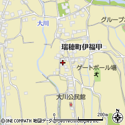 長崎県雲仙市瑞穂町伊福甲294周辺の地図