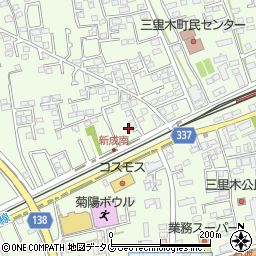 熊本県菊池郡菊陽町津久礼3063-20周辺の地図