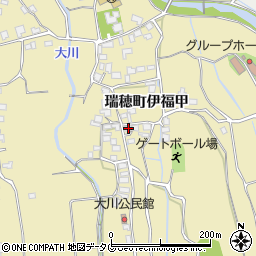 長崎県雲仙市瑞穂町伊福甲297周辺の地図