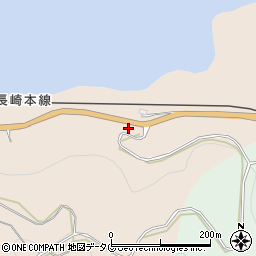 長崎県諫早市多良見町元釜337周辺の地図