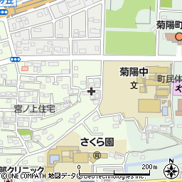 熊本県菊池郡菊陽町津久礼392-2周辺の地図