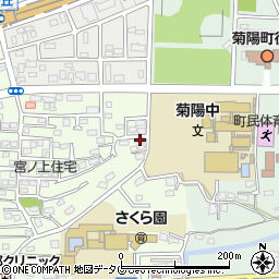 熊本県菊池郡菊陽町津久礼392周辺の地図