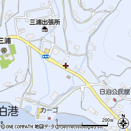 大村三浦郵便局周辺の地図