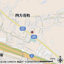 熊本県熊本市北区四方寄町755周辺の地図