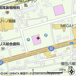 熊本県菊池郡菊陽町津久礼2515周辺の地図