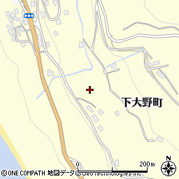 長崎県長崎市下大野町周辺の地図