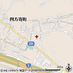 熊本県熊本市北区四方寄町749周辺の地図