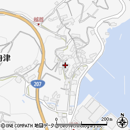 長崎県諫早市多良見町舟津588-7周辺の地図