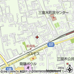 熊本県菊池郡菊陽町津久礼3063-15周辺の地図