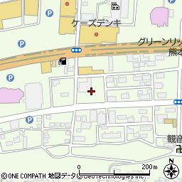 熊本県菊池郡菊陽町津久礼7周辺の地図