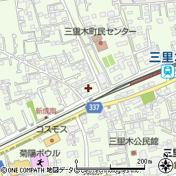 熊本県菊池郡菊陽町津久礼2972-57周辺の地図