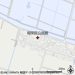 昭栄区公民館周辺の地図